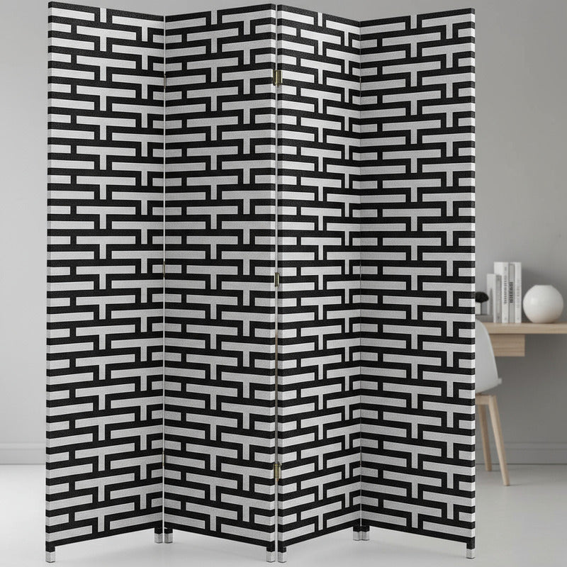 Biombo Separador Ambiente Biombo Separador Oficina 4 Paneles