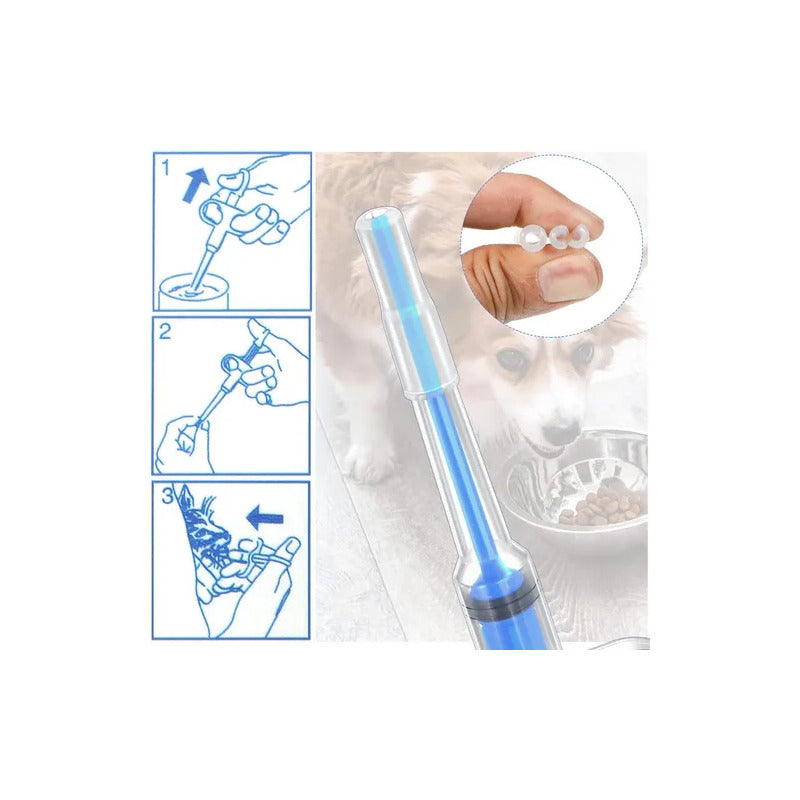 X2 Jeringa Aplicador Medicamento Jeringa Dosificador Mascota