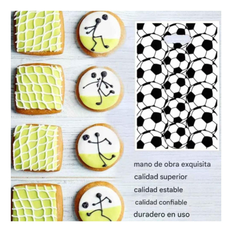 X10 Bolsas Para Piñata Pelota Futbol Bolsas Dulces Piñata Pelota Futbol Blanca