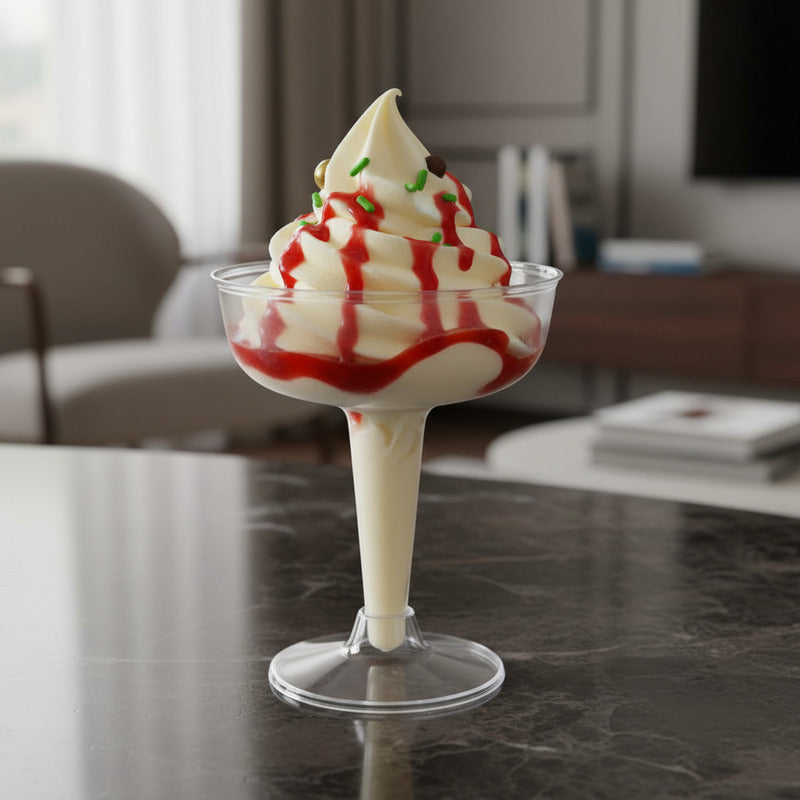 6 Copas De Acrilico Copas Para Helado Copa De Postres 120 Ml