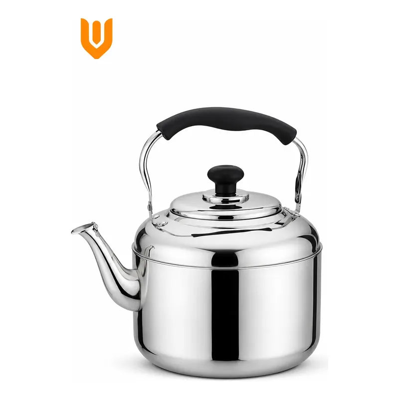 Tetera Inoxidable Barista Vertido Café Filtrado Hogar Plateado