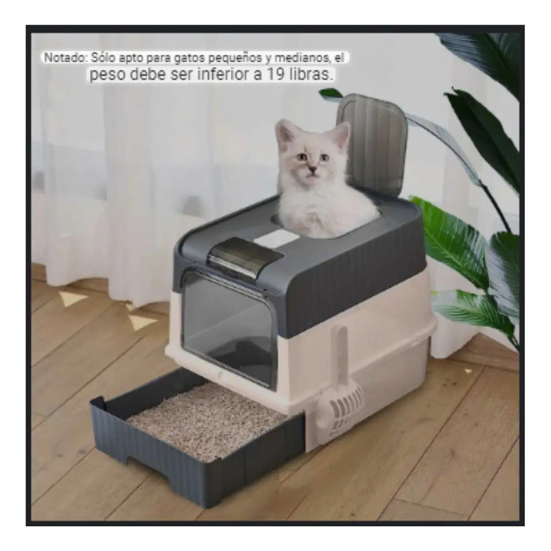 Arenero Xl Baño Sanitario Gatos Areneros Para Gatos Grandes Rosa