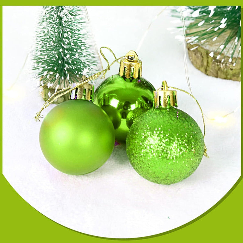 Esferas Navidad 5 Cm Brillante Mate 20 Unid Vitrineon Cl