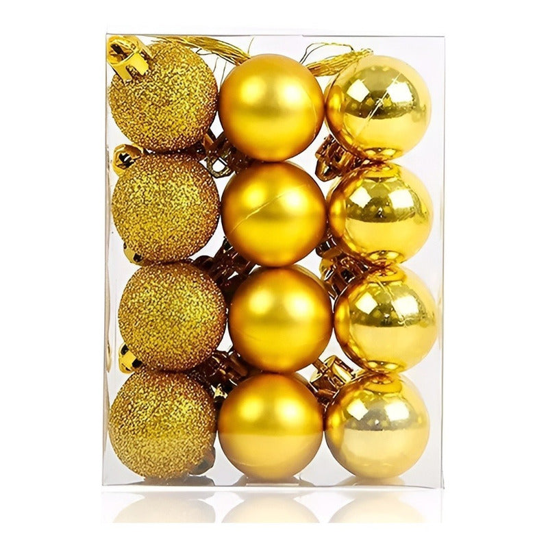 Esferas Navidad 5 Cm Brillante Mate 20 Unid Vitrineon Cl