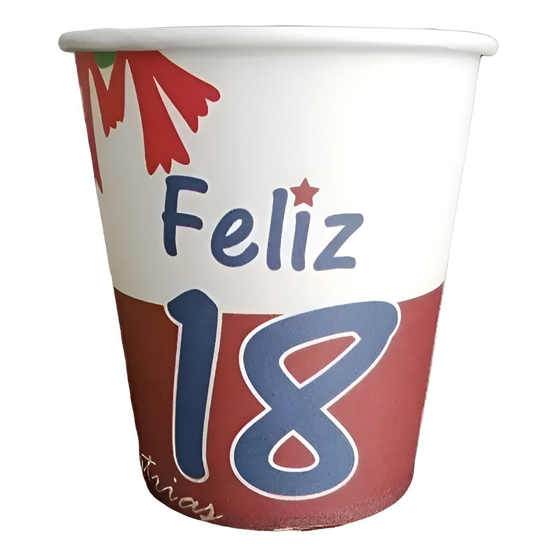 20 Vaso Desechable Fiestas Patrias Decoracion Fiestas Patria