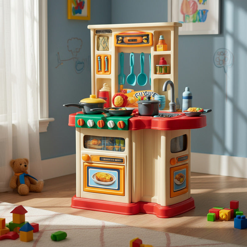 Cocina Juguete Infantil Juego Niños Set Cocina 67 Piezas