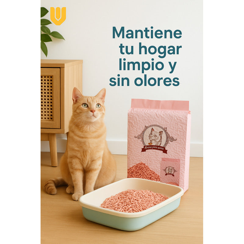 Arena De Tofu Arena Sanitaria Arena Para Gato Arena Tof 2,5k