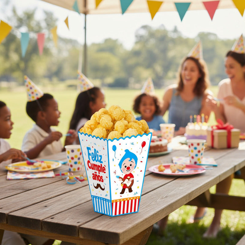 6 Cajas Cabritas Plim Plim Caja Para Cabritas Palomitas Plim