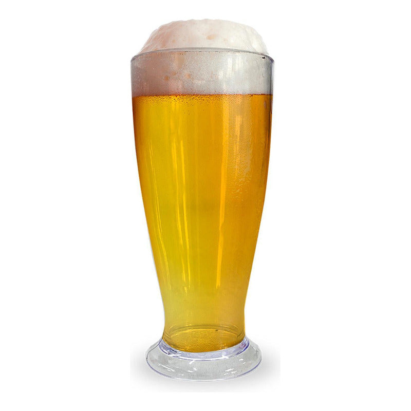Kit 20 Vaso Tulipa Para Cerveza Acrílico 220ml