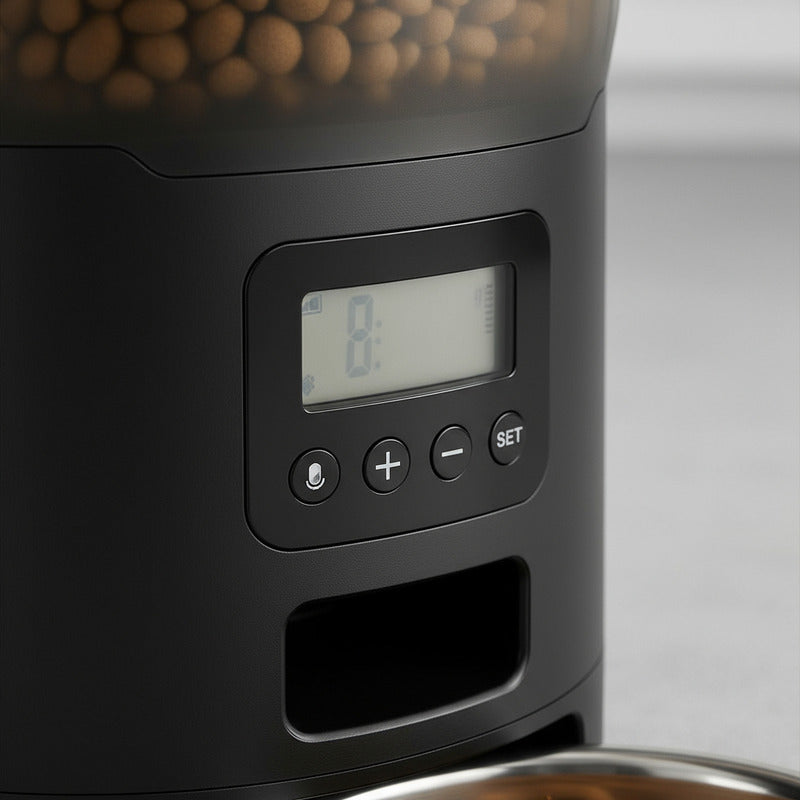 Dispensador Automatico Alimentos Mascotas Comedero 4 Litros