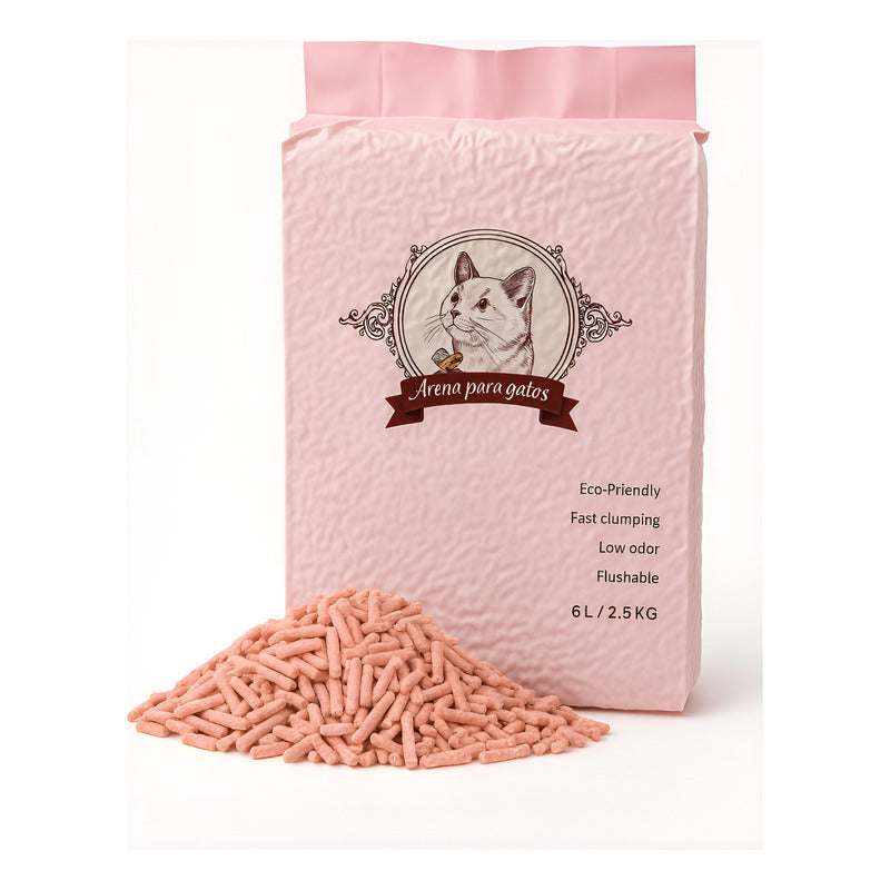 Arena De Tofu Arena Sanitaria Arena Para Gato Tofu Gat 2,5kg