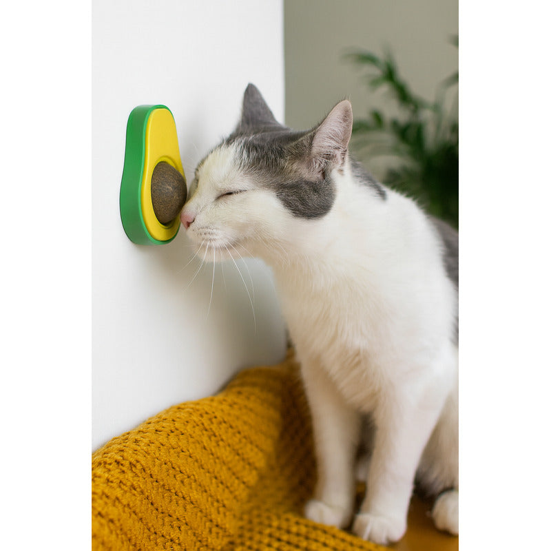 Juguete Catnip Gato Bola Giratoria Hierba Gatera Bola Catnip