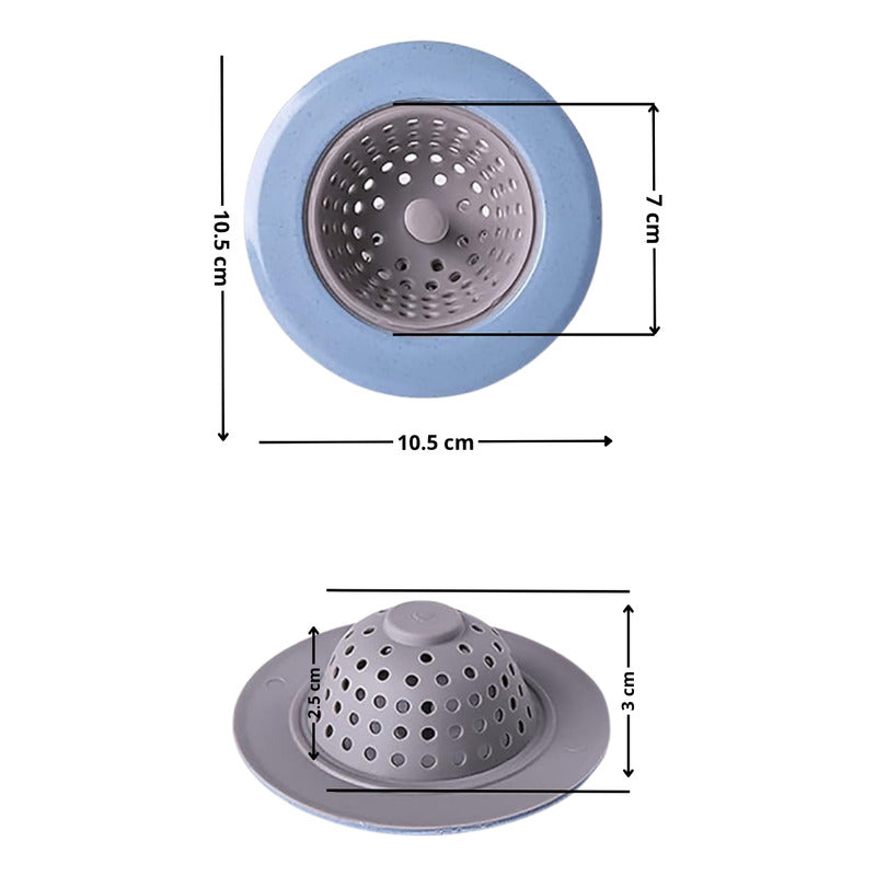 X2 Filtro Tapon Desague Lavaplatos Filtro Silicona Rejilla