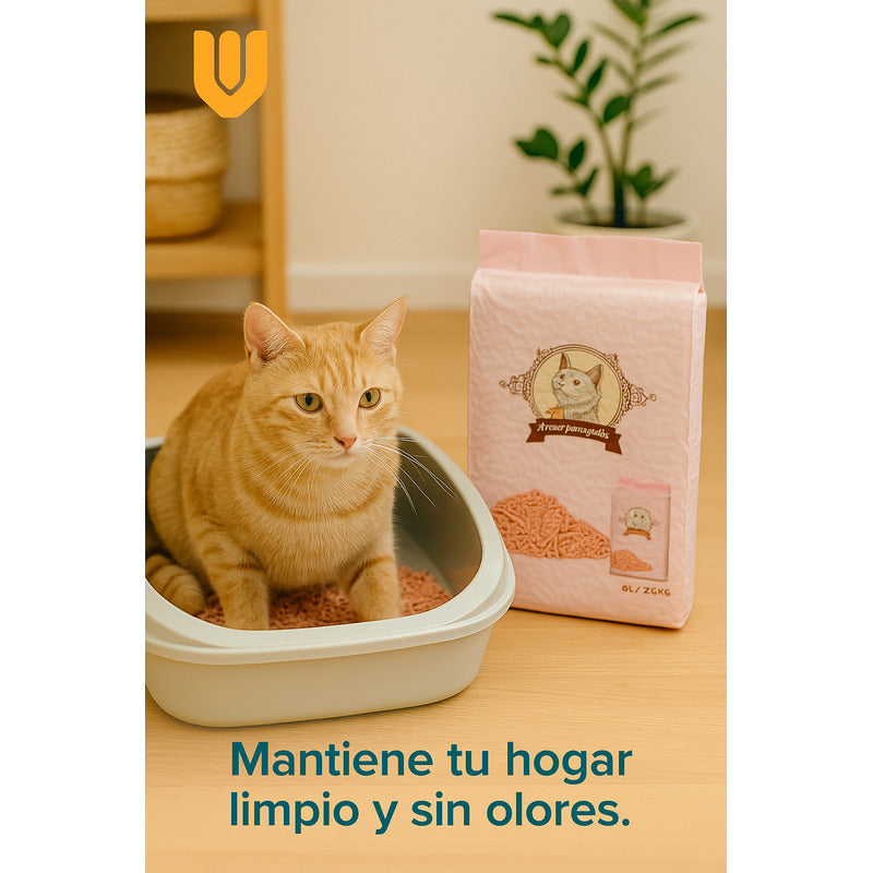 Arena De Tofu Arena Sanitaria Arena Para Gato Arena Tof 2,5k