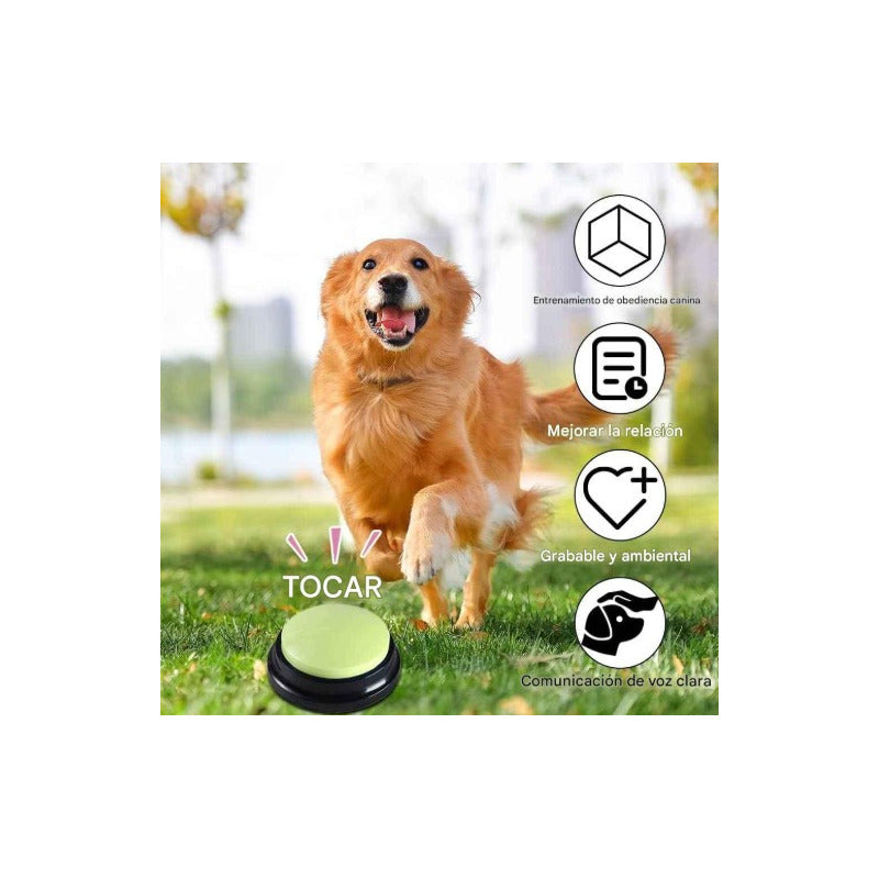 Boton Entrenamiento Botón De Grabación De Voz Perro Mascota