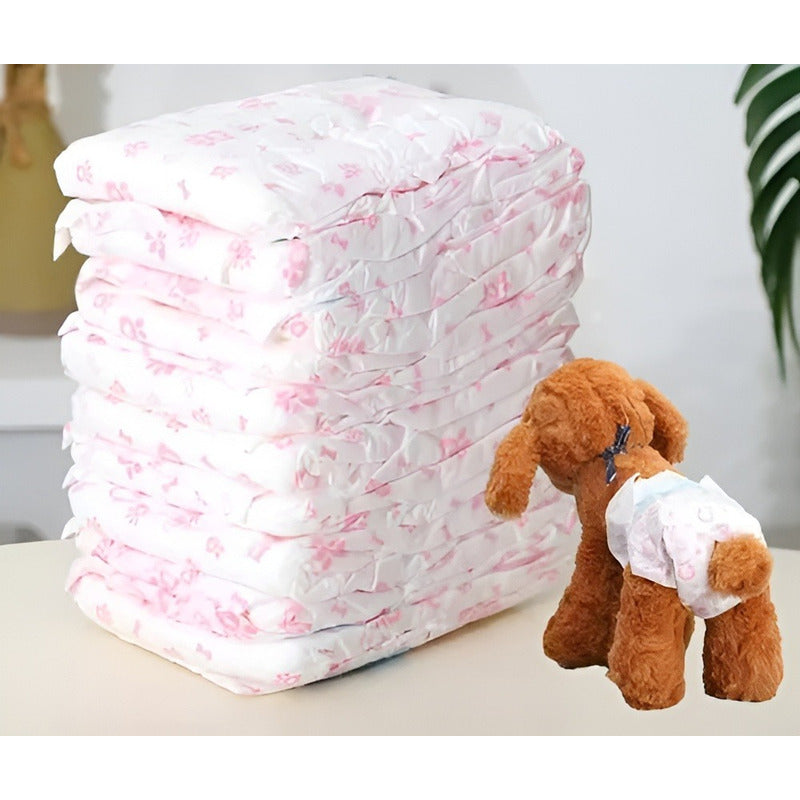 X40 Pañales Para Perro Hembra Panal Perro Pañal Perro Gato S