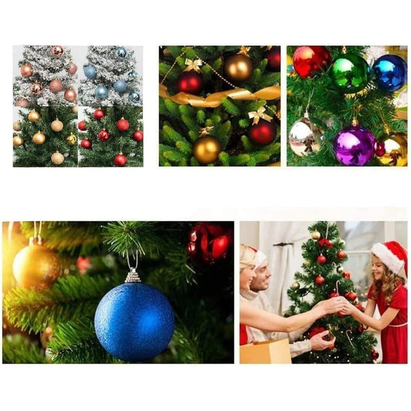 Esferas Navidad 5 Cm Brillante Mate 20 Unid Vitrineon Cl