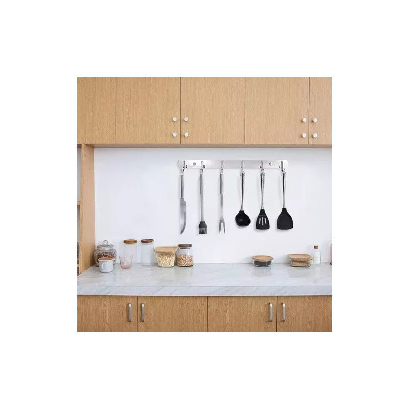X2 Colgador Perchero Aluminio De Pared Para Toallas Ropa