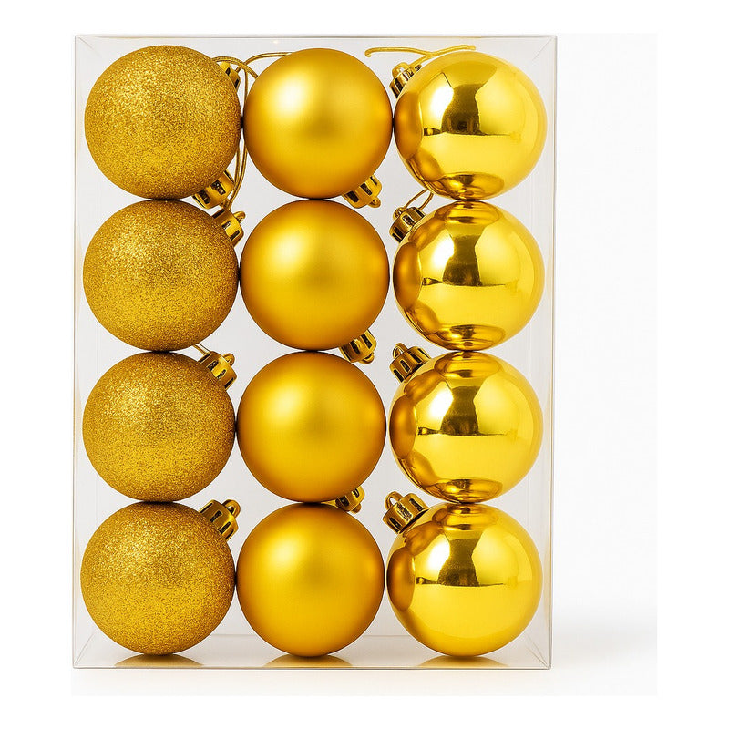 Esferas Navidad 5 Cm Brillante Mate 20 Unid Vitrineon Cl