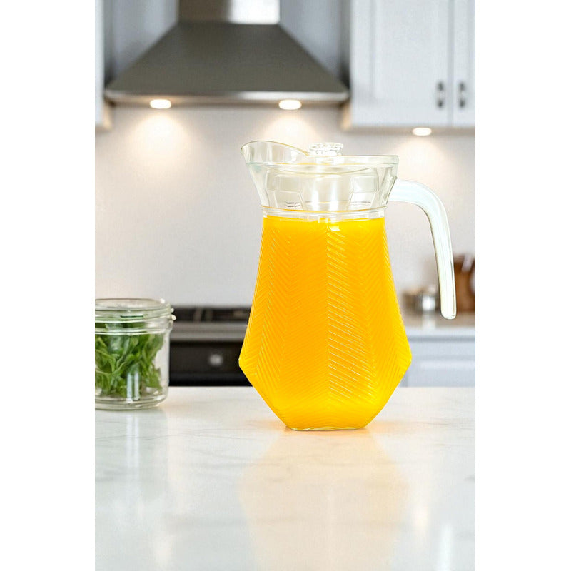 X4 Jarra De Vidrio De Agua Jugo Jarras Agua Transparente