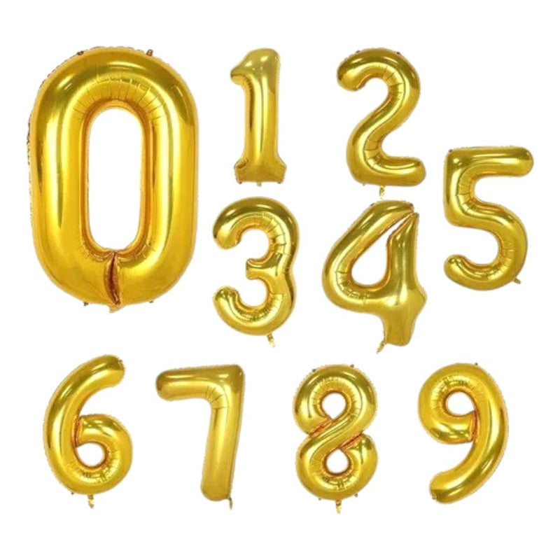 Numeros Cumpleaños Globos Para Cumpleaños Globos Metalicos 5