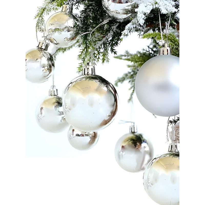 Esferas Navidad 5 Cm Brillante Mate 20 Unid Vitrineon Cl