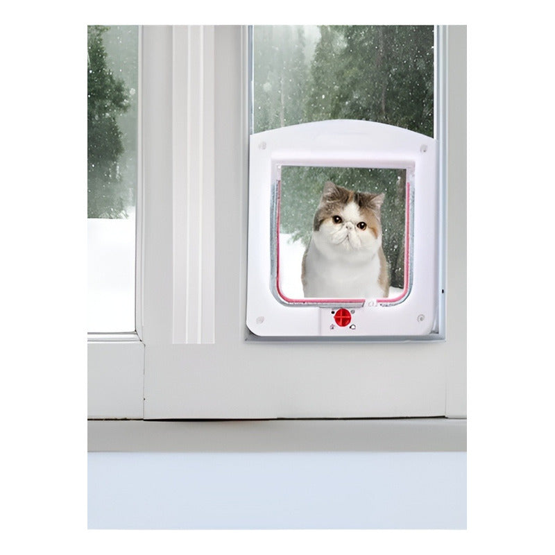 4 Puerta Para Mascotas Puerta Gatera Puerta Abatible Perro
