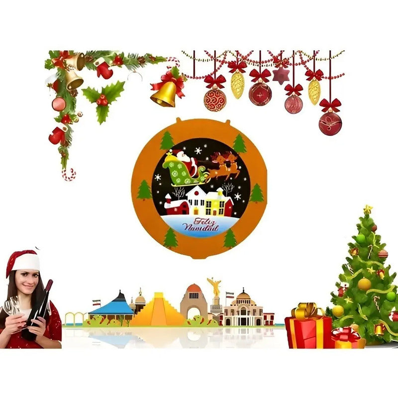 Globos Metálicos Feliz Navidad Decoración Fiesta Globos 680 Naranja Claro