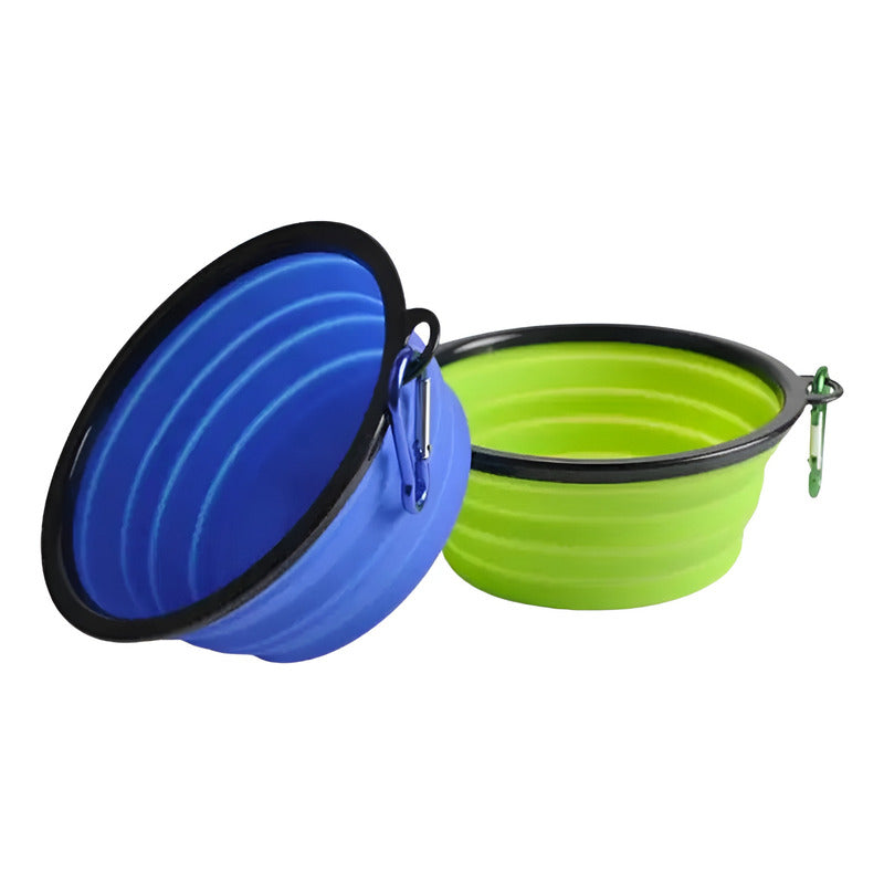 Plato De Goma Plegable Portatil Plato Mascotas Portatil 833