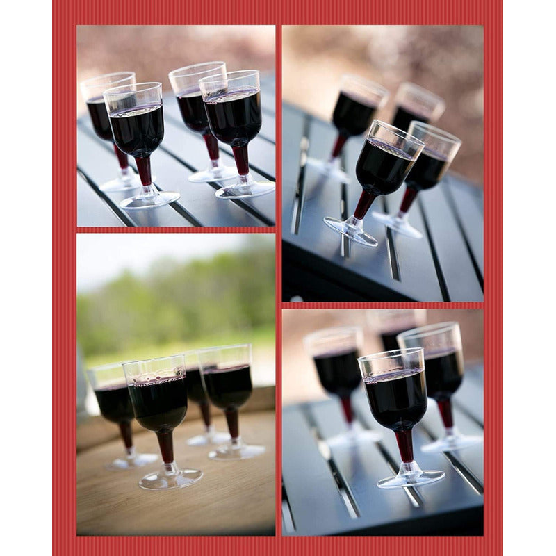 X6 Copas De Acrílico Copas Vino Helado Copas De Acrilico