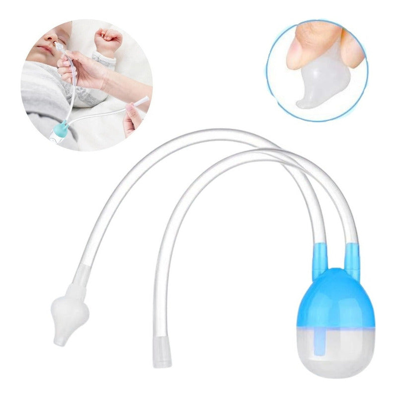 Pack X2 Aspirador Nasal Bebe Aspirador Nasal Con Deposito