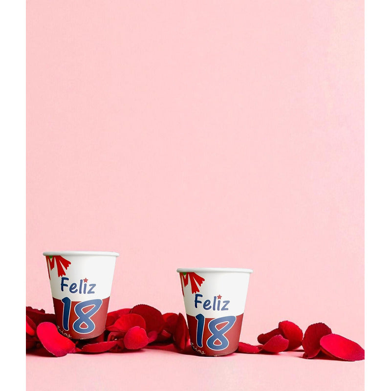 20 Vaso Desechable Fiestas Patrias Decoracion Fiestas Patria