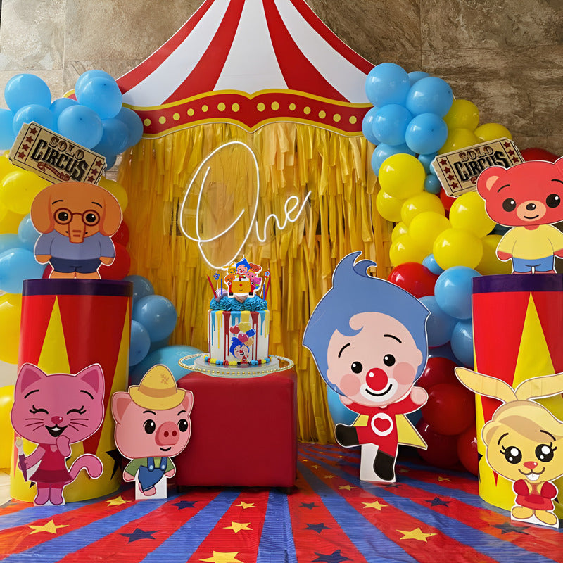 Set 7 Velas Plim Plim Feliz Cumpleaños Vela Plim Plim Fiesta
