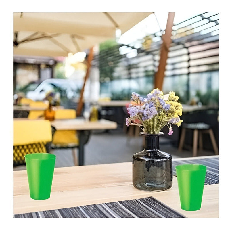 10 Vasos Plastico Reutilizables Vasos De Colores Vaso Fiesta