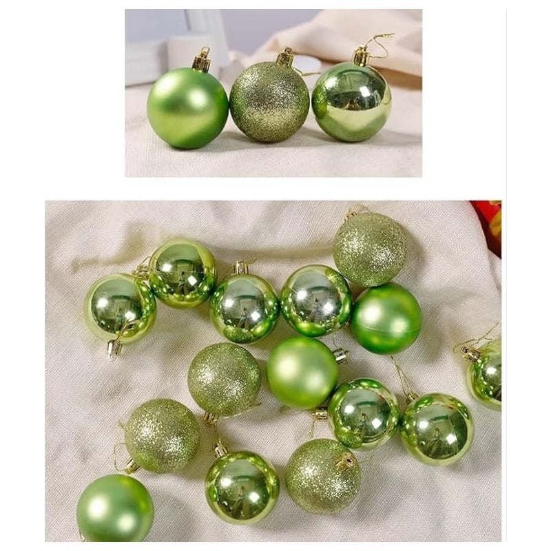 Esferas Navidad 5 Cm Brillante Mate 20 Unid Vitrineon Cl