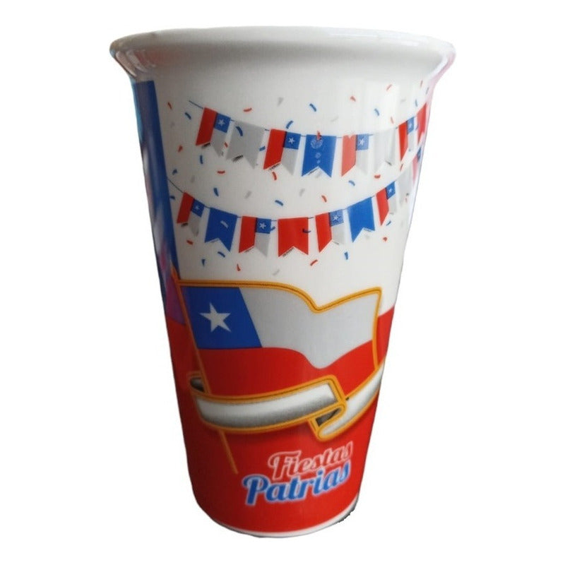 Vaso Fiestas Patrias Vaso Ceramica Con Tapa Fechas Patrias