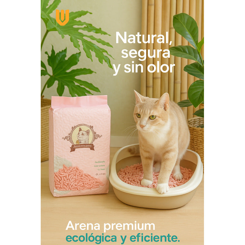 Arena De Tofu Arena Sanitaria Arena Para Gato Arena Tof 2,5k