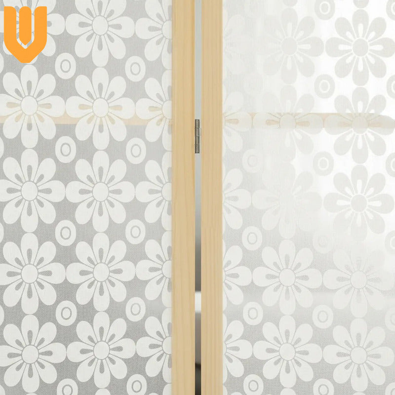 Biombo Separador Ambientes Ratan Moderno 4 Puertas 180 Cm