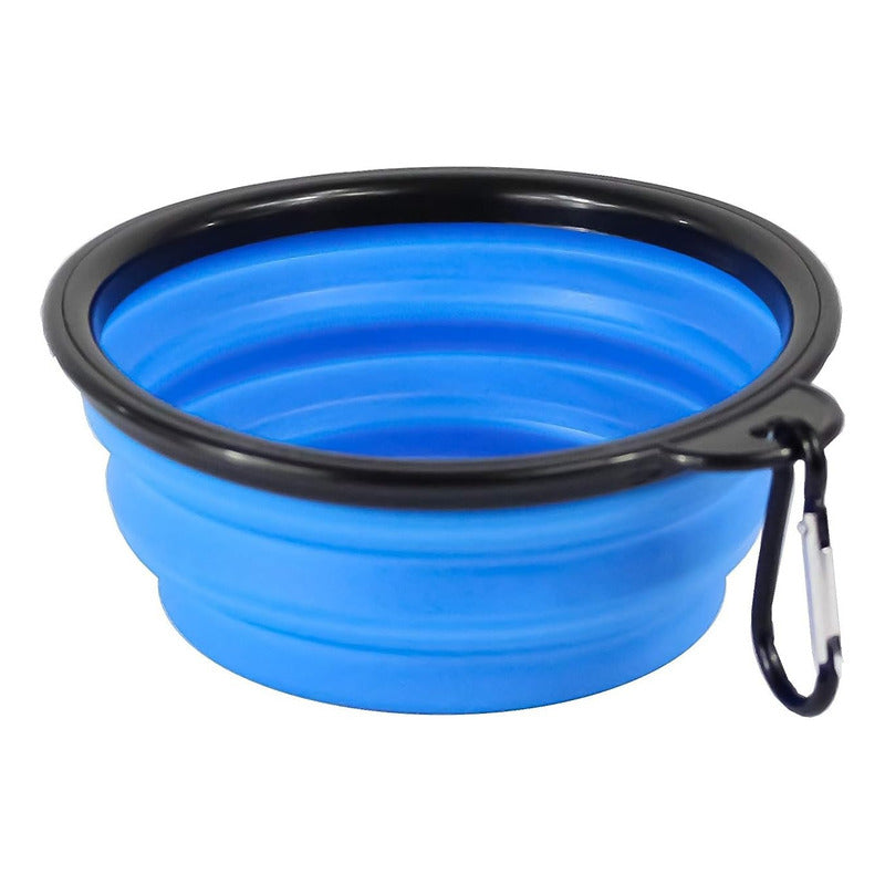 Plato De Goma Plegable Portatil Plato Mascotas Portatil 833