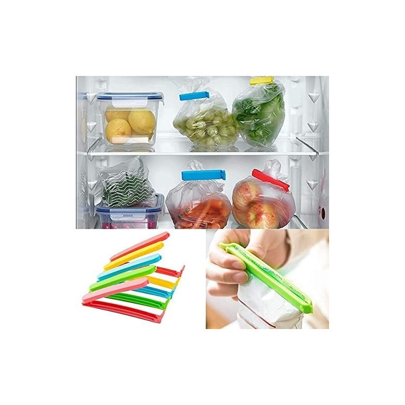 12 Pinzas Sellado Bolsa Clips Bolsas Sellado Facil Alimentos