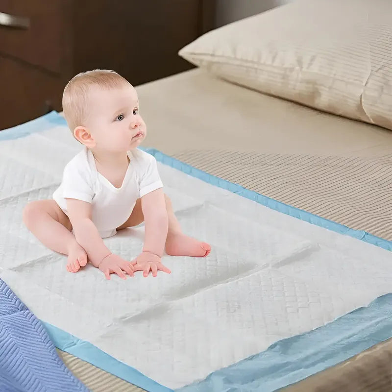 150 Sabanillas Bebe Protector Almohadilla Impermeable 60x90 Sabanilla 60x90