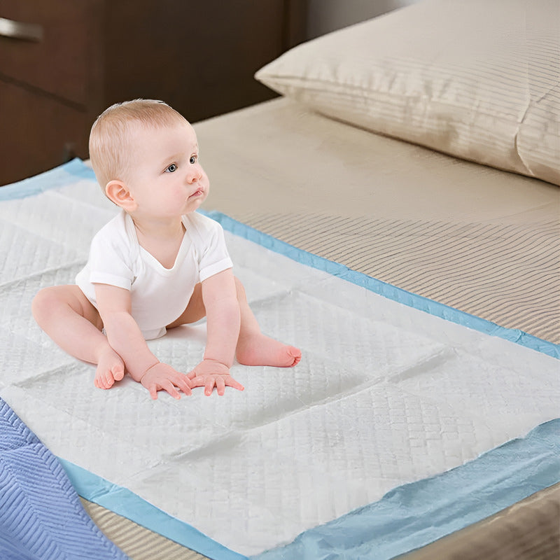 120 Sabanillas Protector De Colchon Bebe Impermeable 60x90