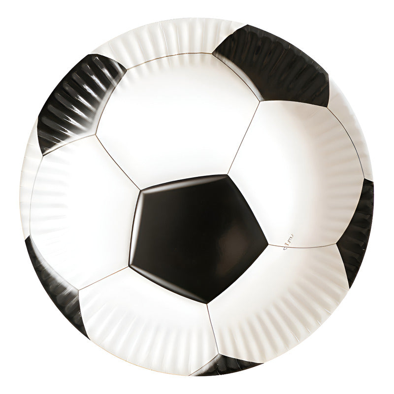 X40 Platos Cumpleaños Futbol Platos Desechable Decoracion