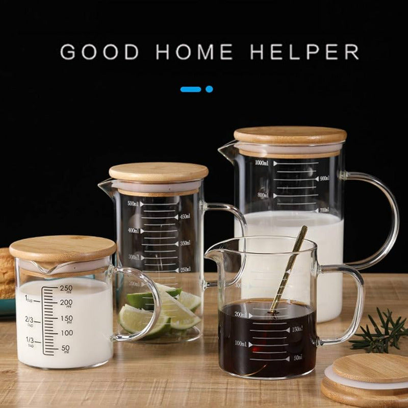 Taza Medidora Vidrio Jarra Medidora Vaso Medidor Taza 500ml