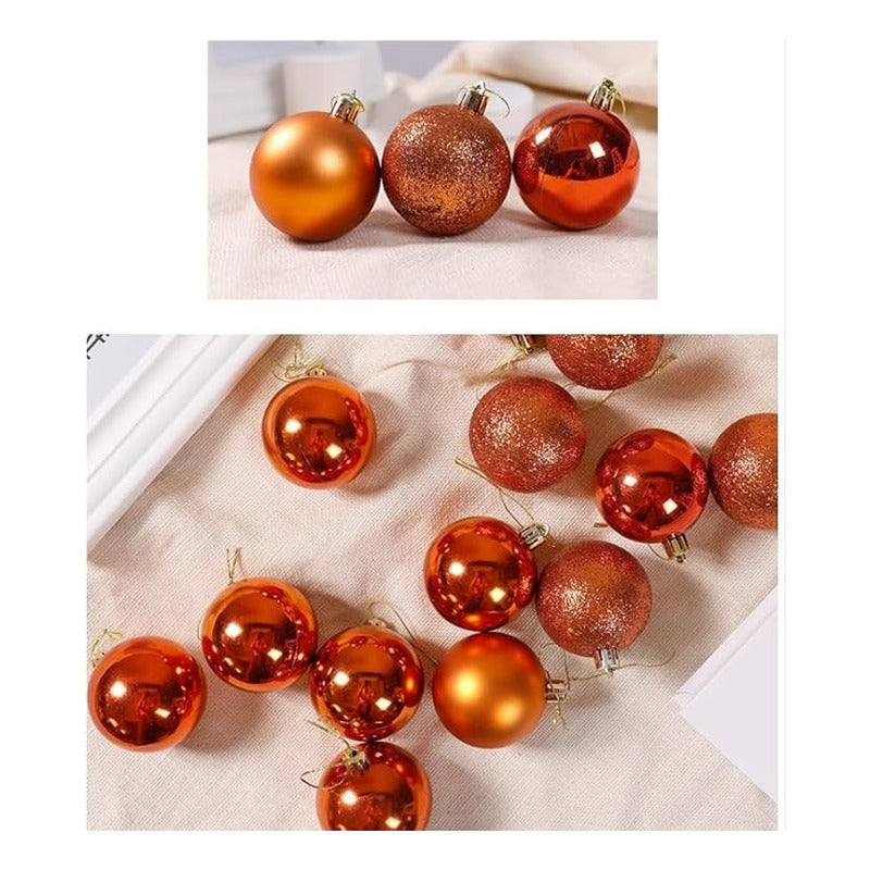 Esferas Navidad 5 Cm Brillante Mate 20 Unid Vitrineon Cl