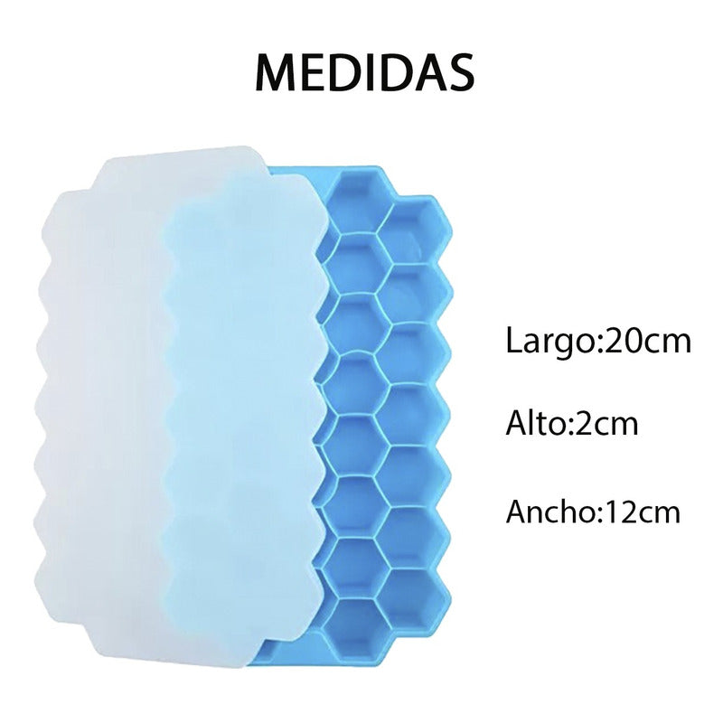 Hielera Cubeta Hielo Silicona Hielera Molde Para Hielo 37cav