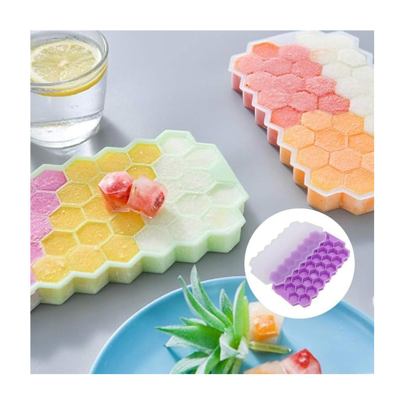 Hielera Cubeta Hielo Silicona Hielera Molde Para Hielo 37cav