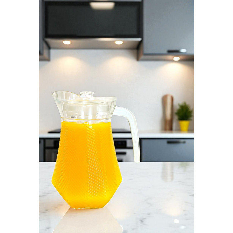 X4 Jarra De Vidrio De Agua Jugo Jarras Agua Transparente