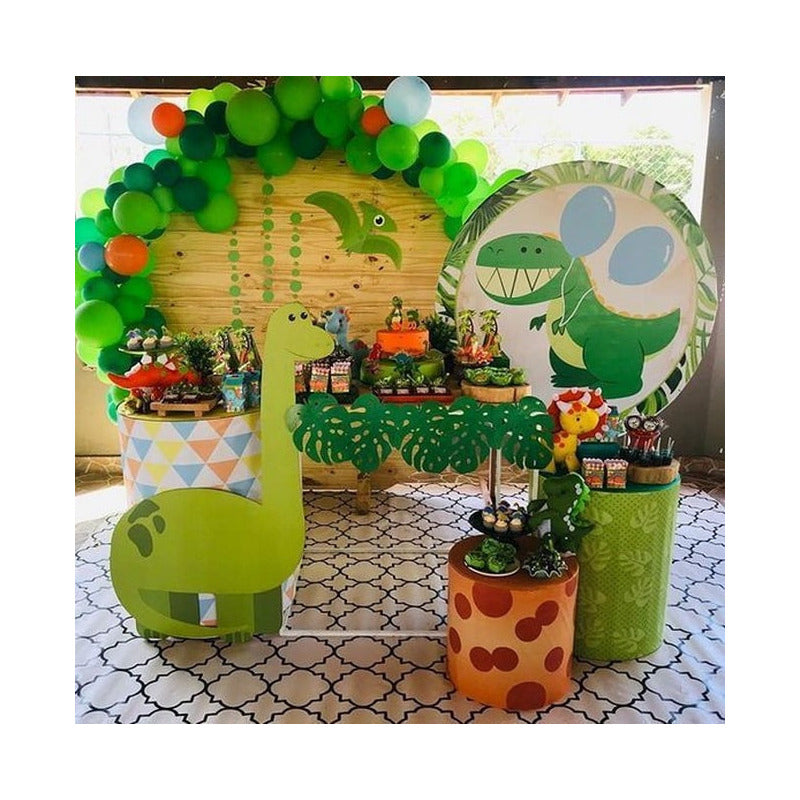 10 Platos Desechables Dinosaurio Platos Cumpleaños Dinosauri