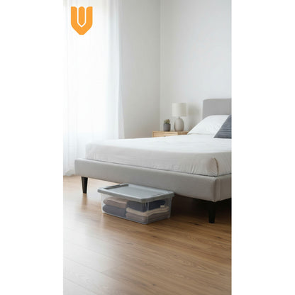 Caja Transparente Aplilable Organizadora Almacenamiento 10 L